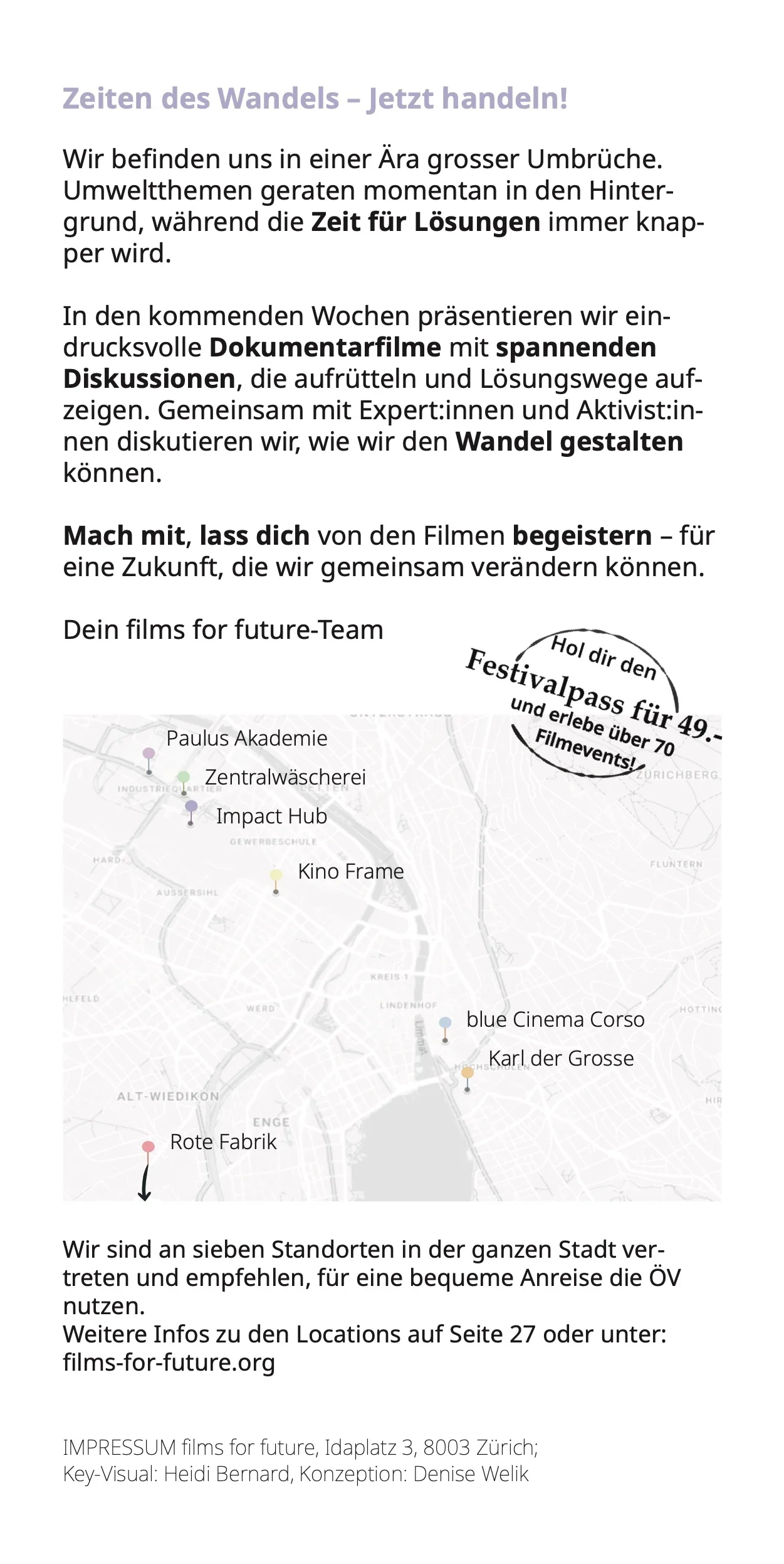 Programme brochure, spread 2
