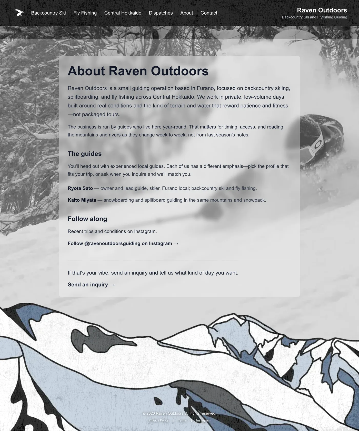 Raven Outdoors, About