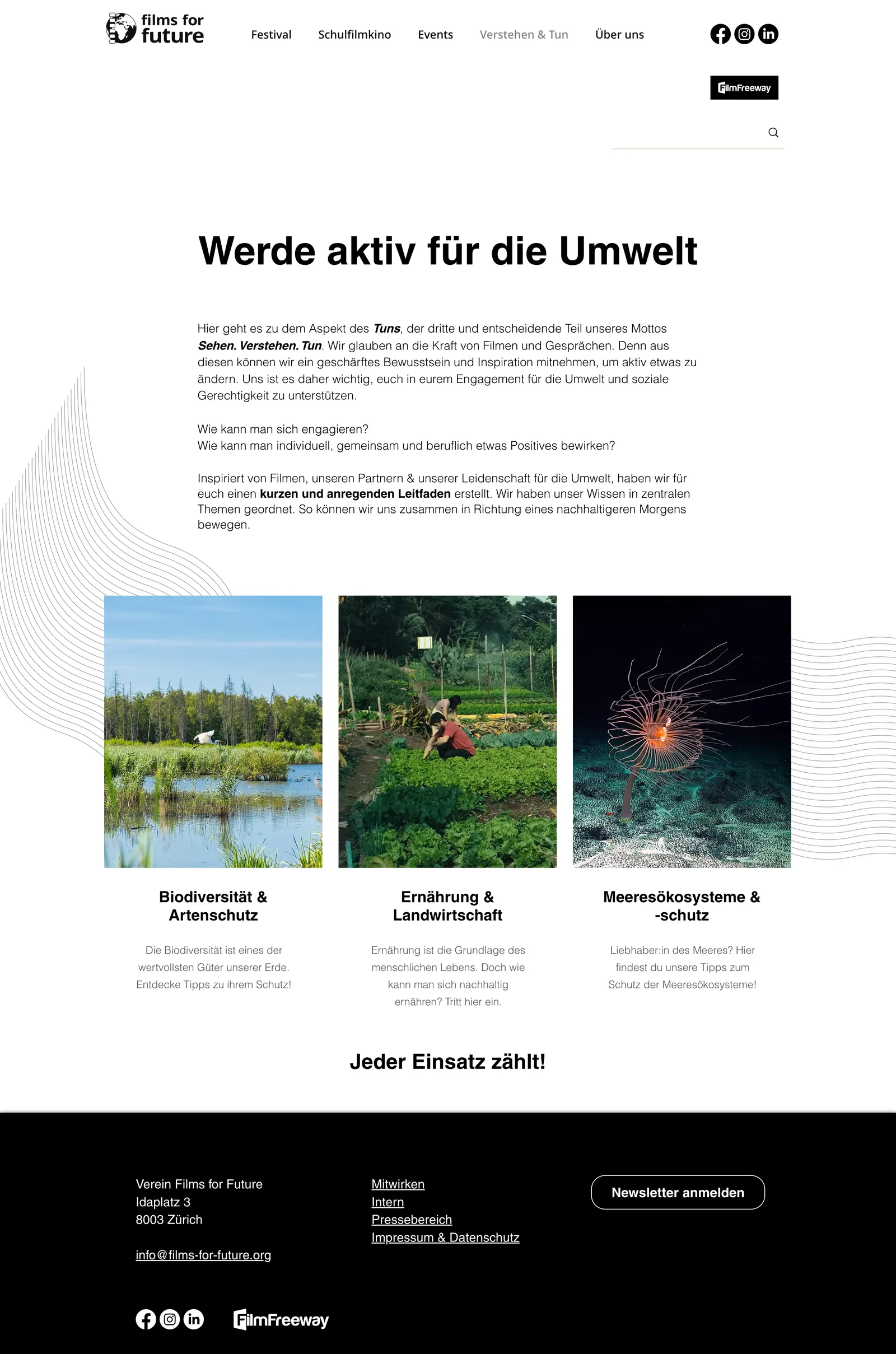 Films for Future, Werde aktiv